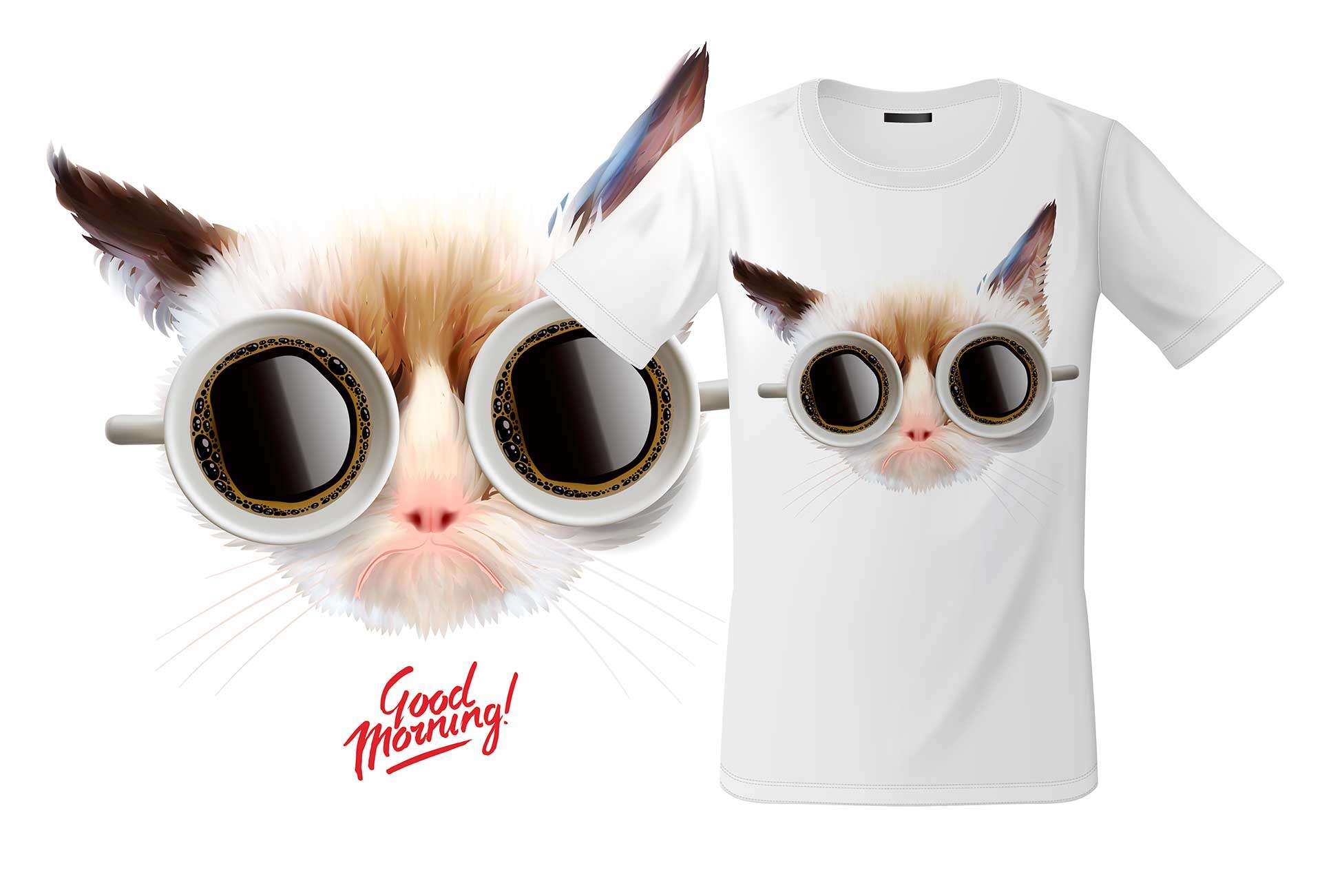 Immagine - Tshirt gatto