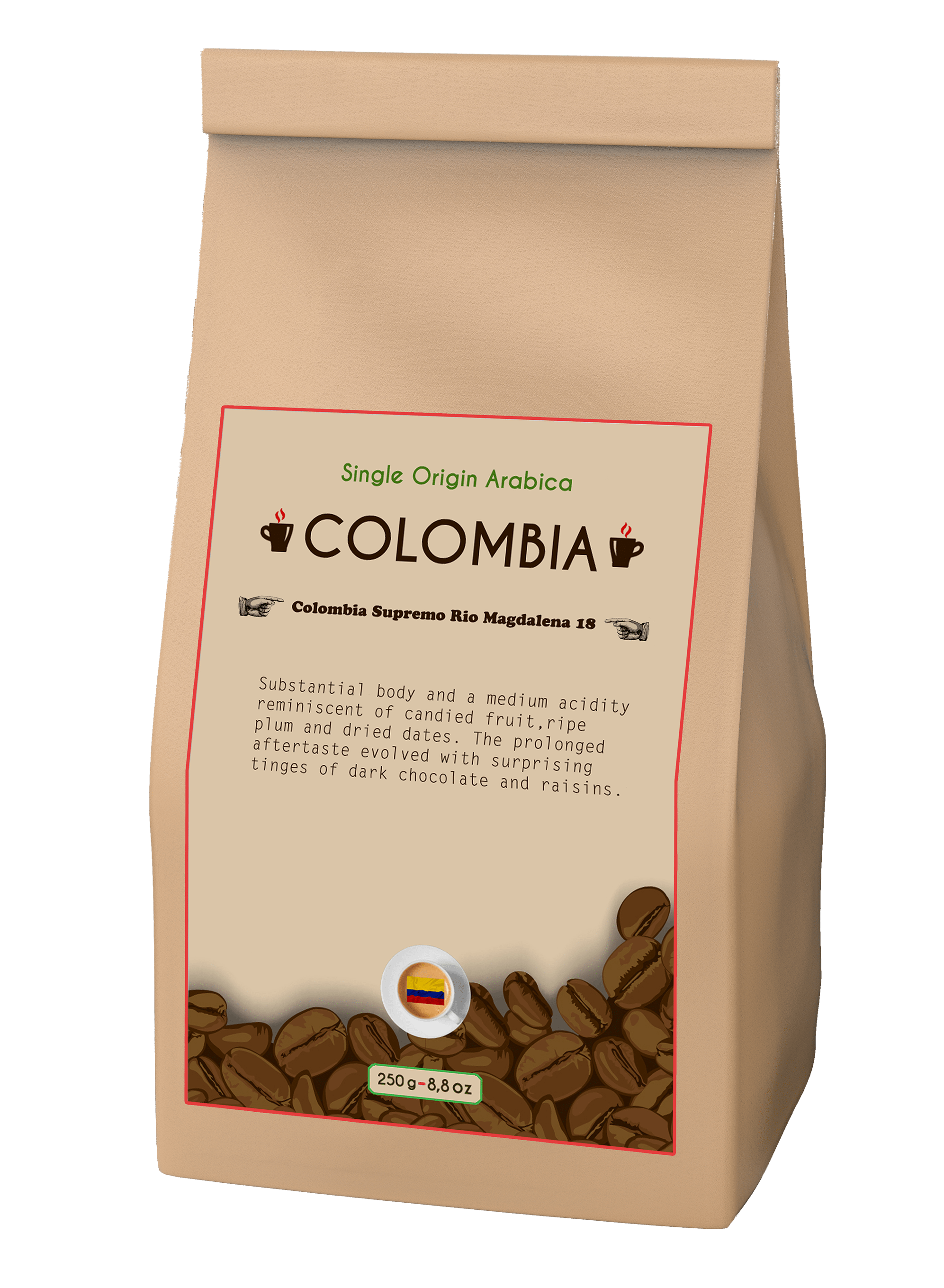 Single origin png - COLOMBIA SUPREMO RIO MAGDALENA 18